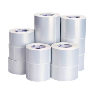 三防熱敏亞銀紙標(biāo)簽紙，固定資產(chǎn)貼50ⅹ70mm